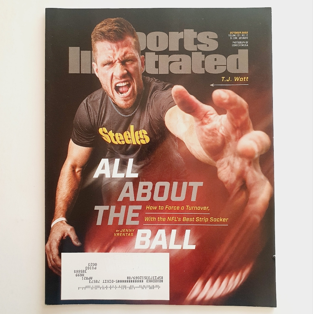 Sports Illustrated Magazine October, 2020 - NFL Pittsburgh Steelers T.J. Watt